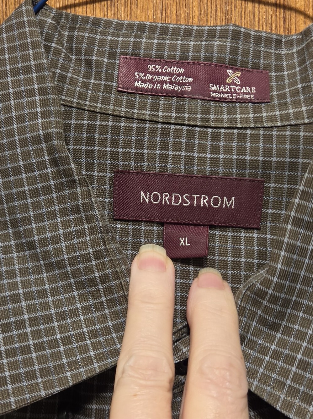 Nordstom Mens Luxury Vintage NWOT Dress Shirt SzXL18"×35: - Picture 4 of 4